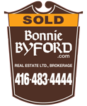 Bonnie Byford R.E. Ltd. SOLD SIGN